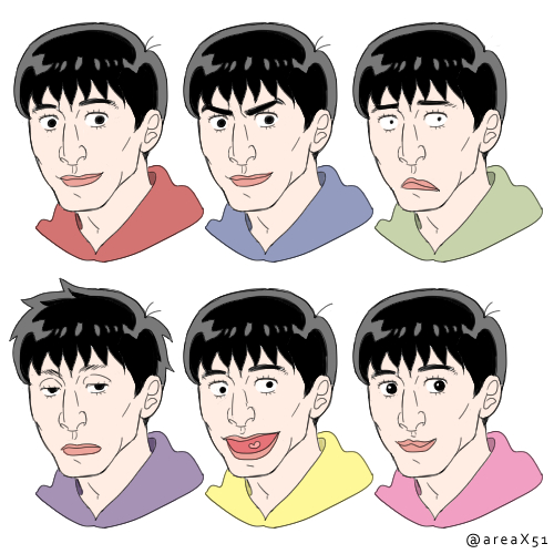 matsuno osomatsu, matsuno karamatsu, matsuno ichimatsu, matsuno jyushimatsu, matsuno choromatsu, and 2 more (osomatsu and 1 more) drawn by area51xxx