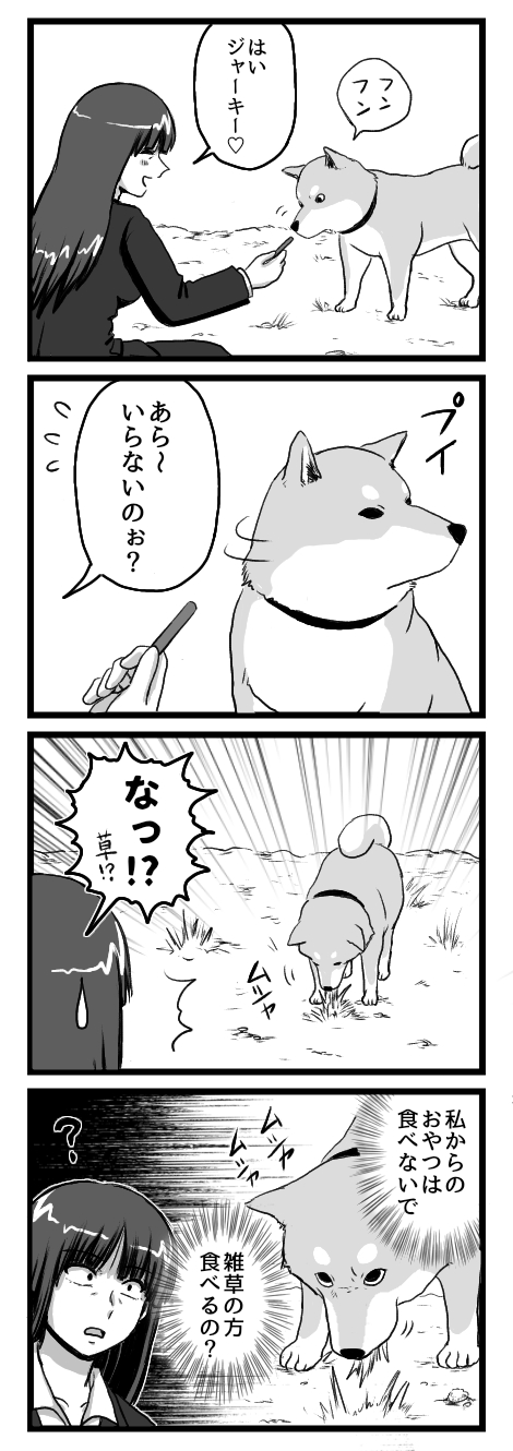 nishizumi shiho and nishizumi family dog (girls und panzer) drawn by andou_shinobu