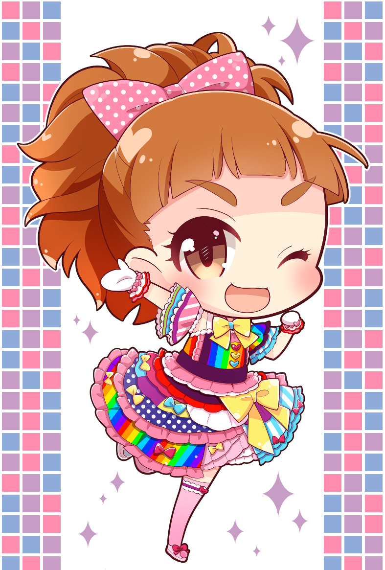 ohnishi yuriko (idolmaster and 2 more) drawn by asaba_hiromu
