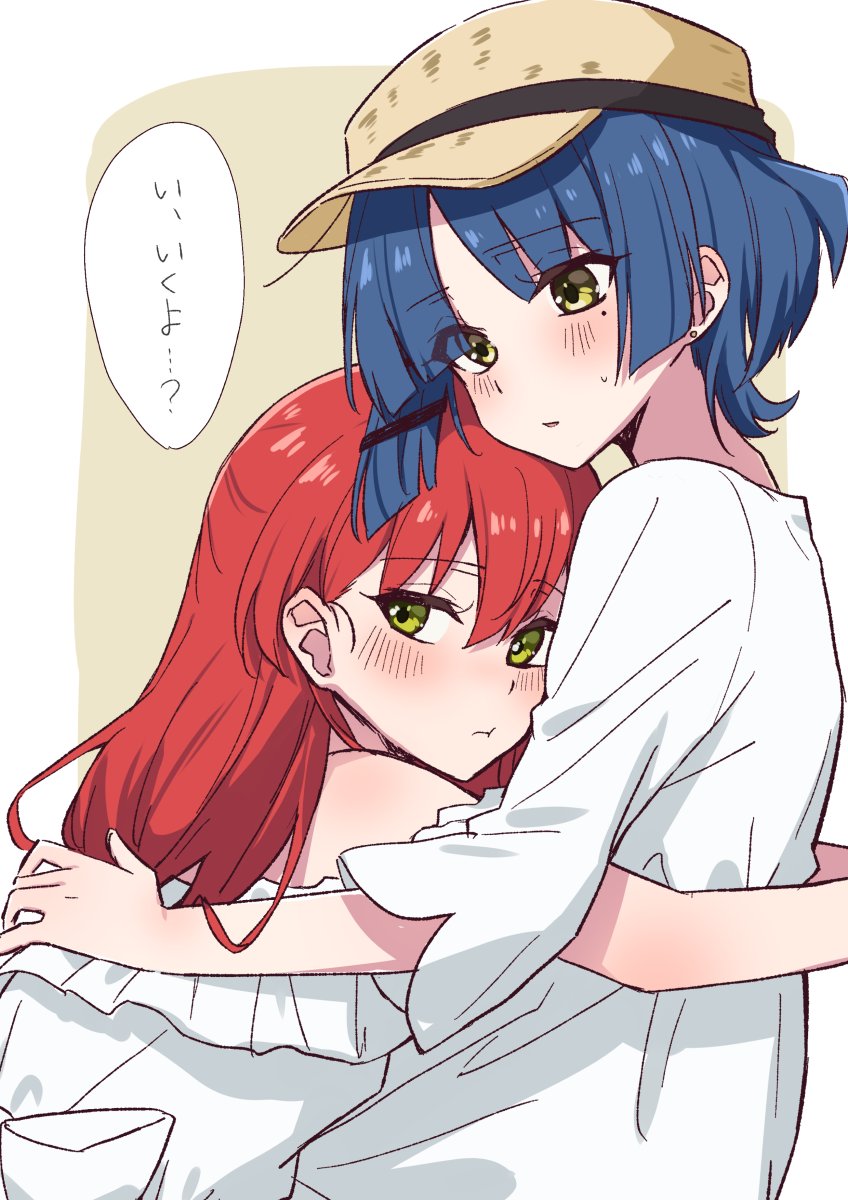 kita ikuyo and yamada ryo (bocchi the rock!) drawn by uimaru918
