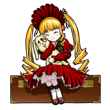 shinku and kunkun (rozen maiden) drawn by ichikawa_masahiro