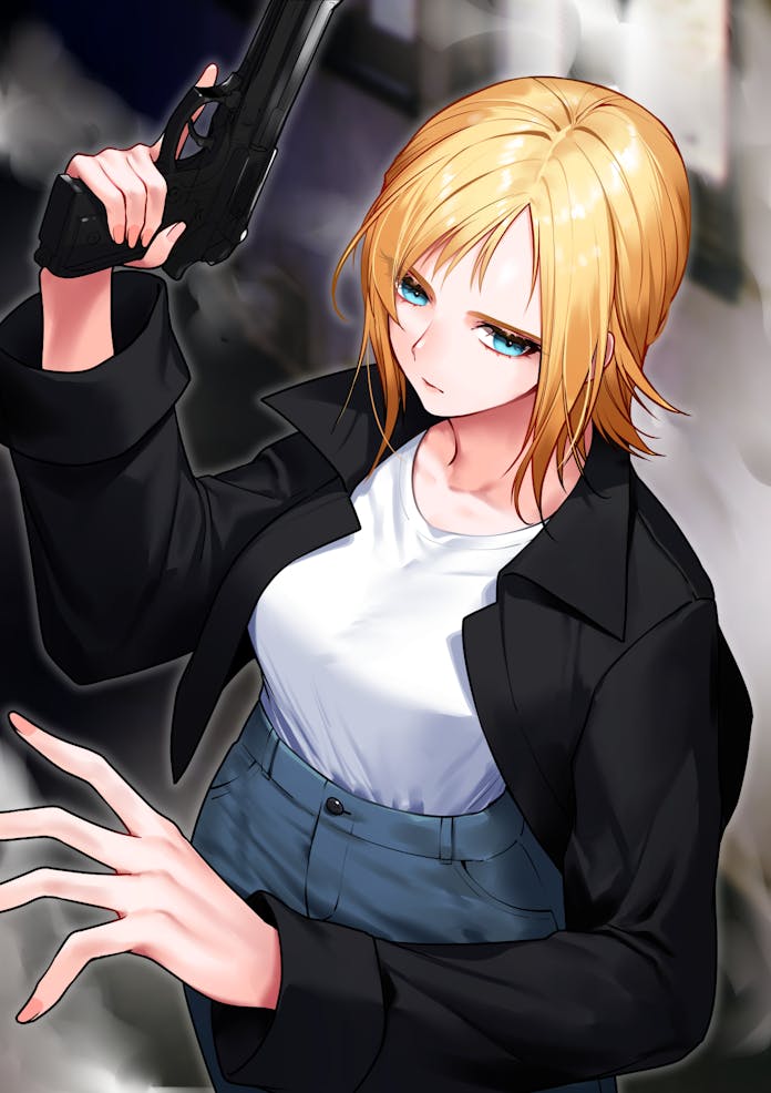aya brea (parasite eve and 1 more) drawn by waka_(shark_waka)