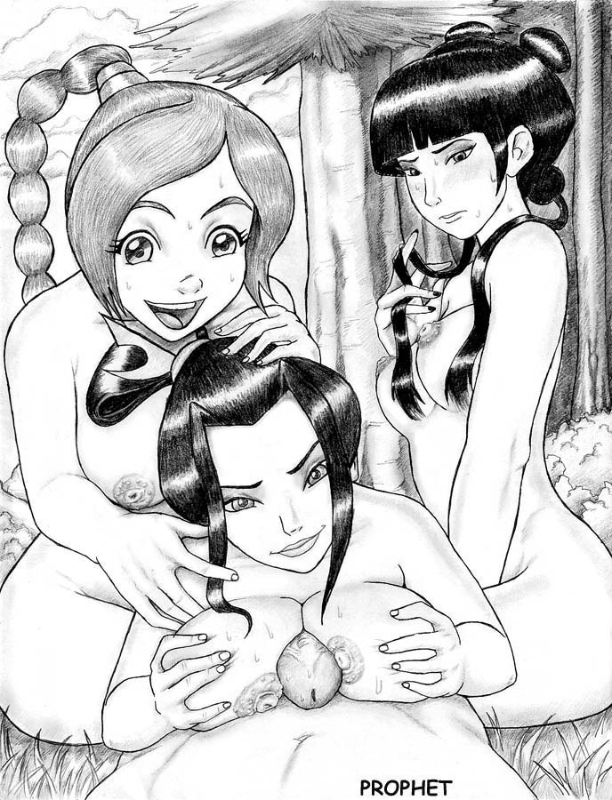 azula, ty lee, and mai (avatar legends and 1 more) drawn by prophet