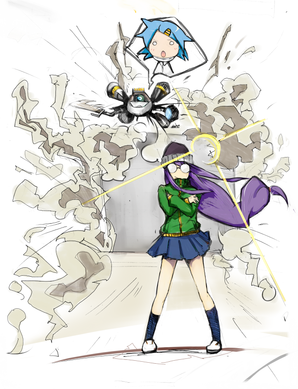 tadayo aita and kamigusa shizuru (radirgy) drawn by kenshin_(kenshin3)