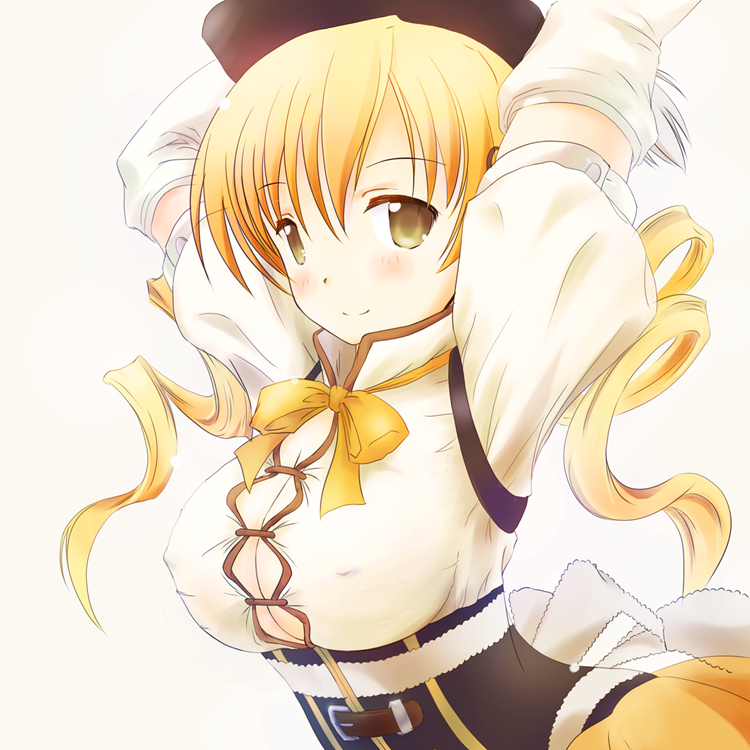tomoe mami (mahou shoujo madoka magica) drawn by kamo_(rsrk)