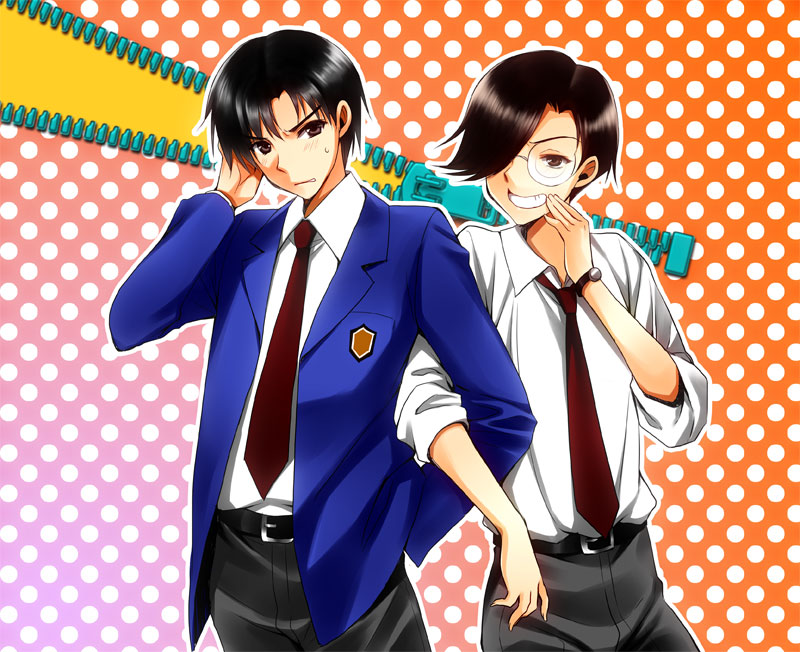 aoi norio and tobisawa youhei (machi) drawn by asou_riku