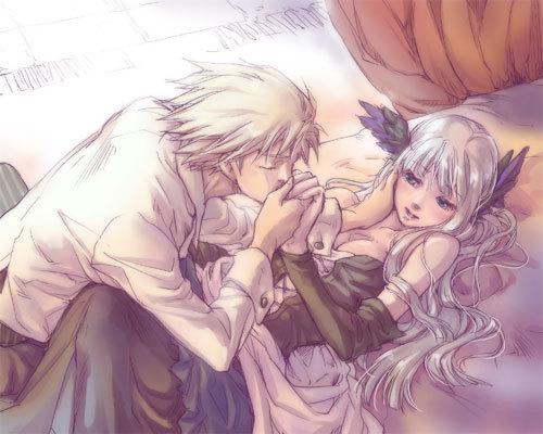 gwendolyn and oswald (odin sphere) drawn by takamizawa_mayu