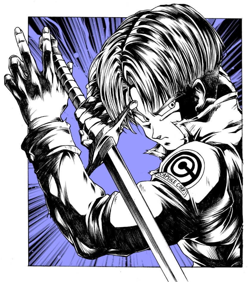 trunks (dragon ball and 1 more) drawn by dbzwillpower
