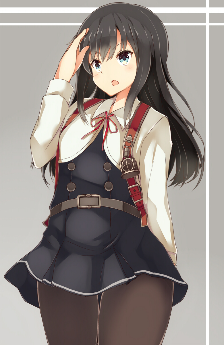 asashio and asashio kai ni (kantai collection) drawn by natsu_narumi