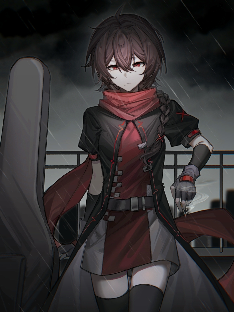 yuezheng ling (vocaloid and 1 more) drawn by freud_(user_xwfu5455)