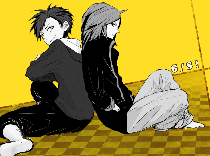 ethan and silver (pokemon and 1 more) drawn by yue-es