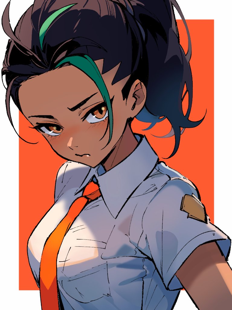 nemona (pokemon and 1 more) drawn by rewin_(nobabys_perfect)