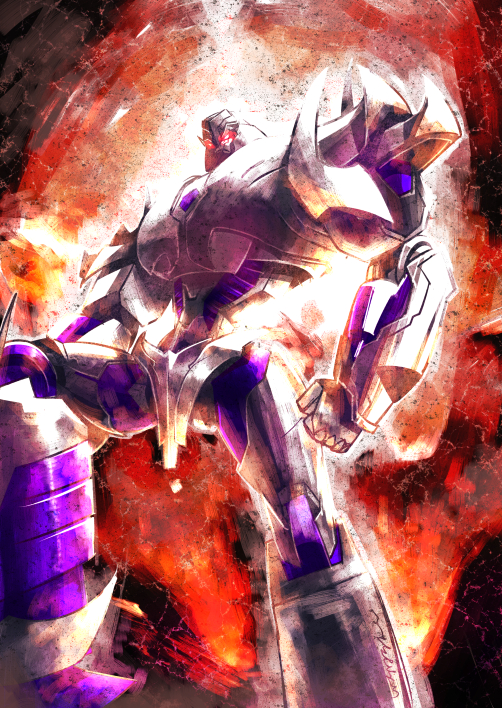 megatron (transformers and 1 more) drawn by ichira-san