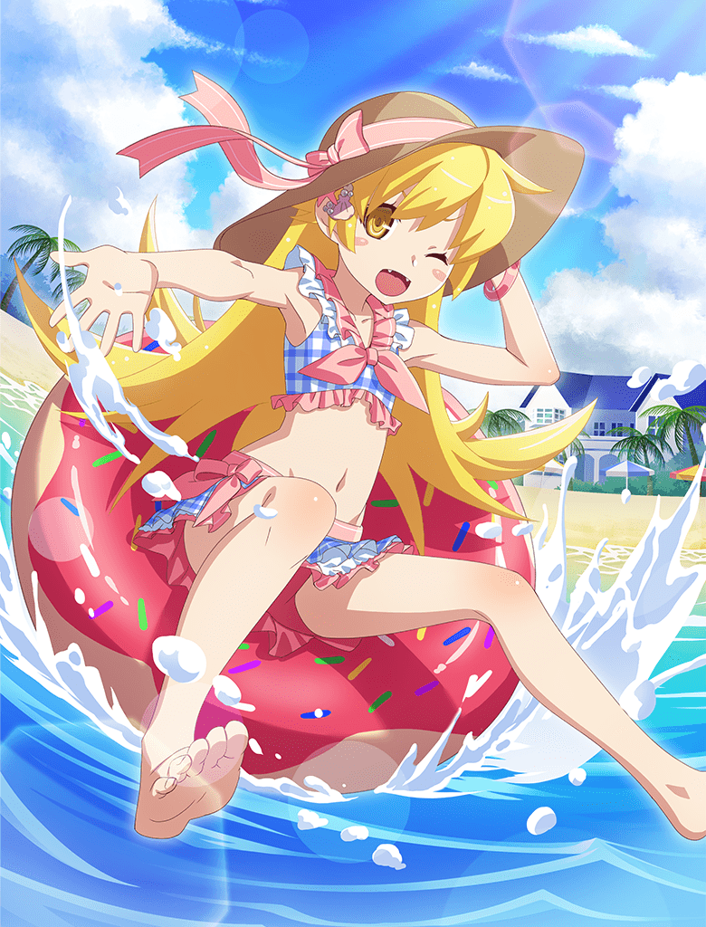 oshino shinobu (monogatari and 1 more) drawn by watanabe_akio