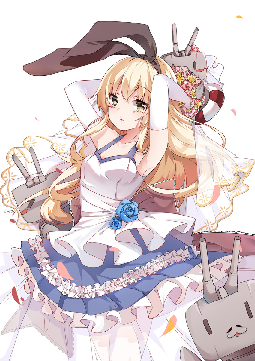 shimakaze and rensouhou-chan (kantai collection) drawn by natie_(latte)