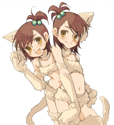 futami mami and futami ami (idolmaster and 1 more) drawn by iruha
