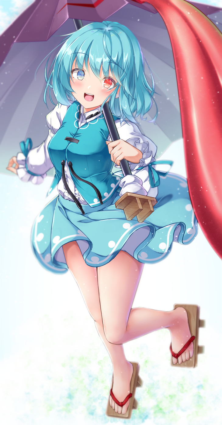 tatara kogasa (touhou and 1 more) drawn by aka_tawashi