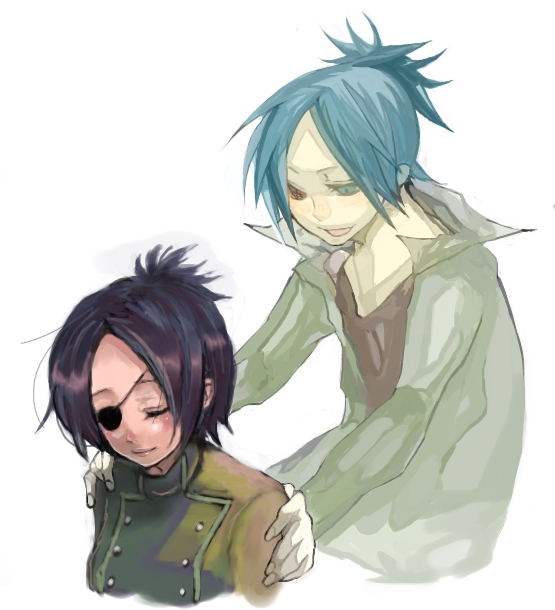chrome dokuro and rokudou mukuro (katekyo hitman reborn!) drawn by pisuke