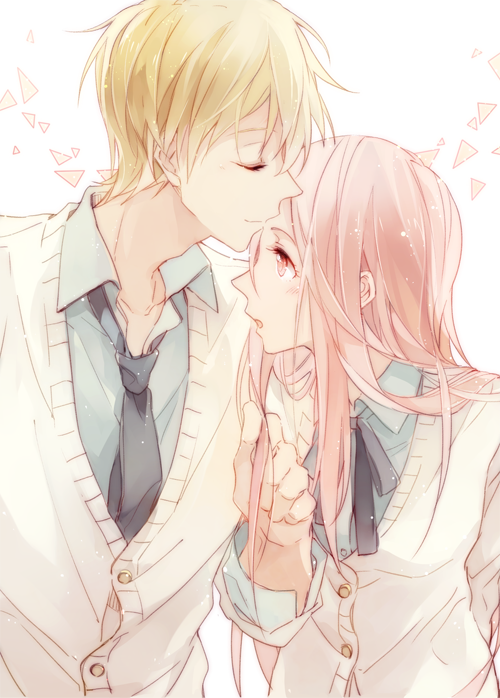 kise ryouta and momoi satsuki (kuroko no basuke) drawn by himishiro