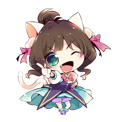 maekawa miku (idolmaster and 1 more) drawn by usoneko