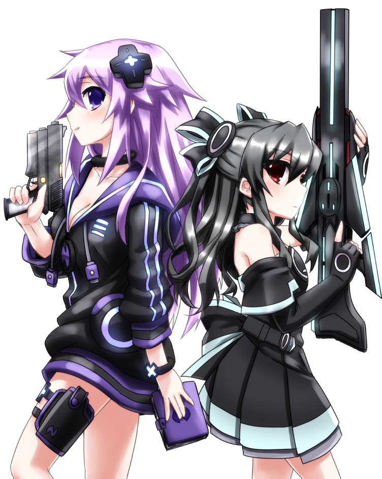 uni and adult neptune (neptune and 2 more) drawn by mizunashi_(second_run)