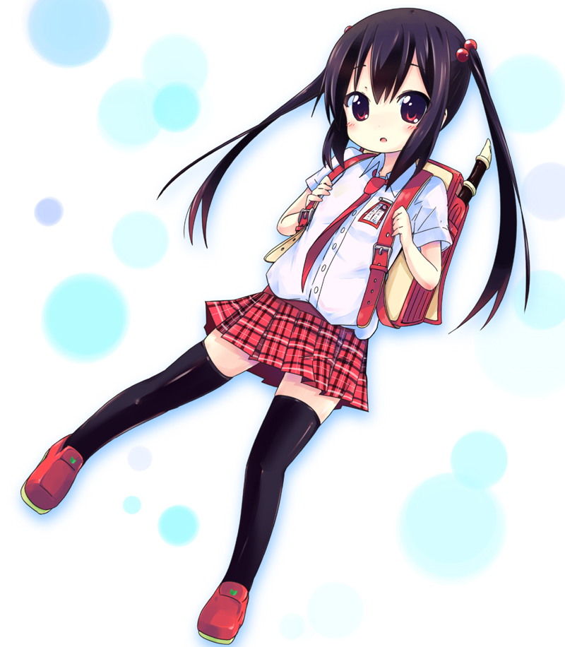 nakano azusa (k-on!) drawn by kurou_(quadruple_zero)