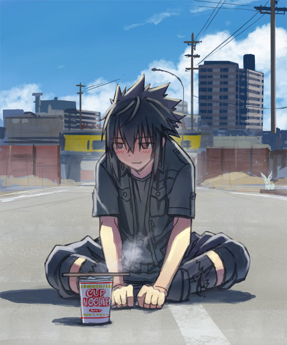 noctis lucis caelum (final fantasy and 1 more) drawn by decoponmagi
