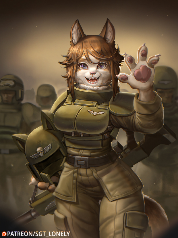 warhammer 40k drawn by sgt_lonely