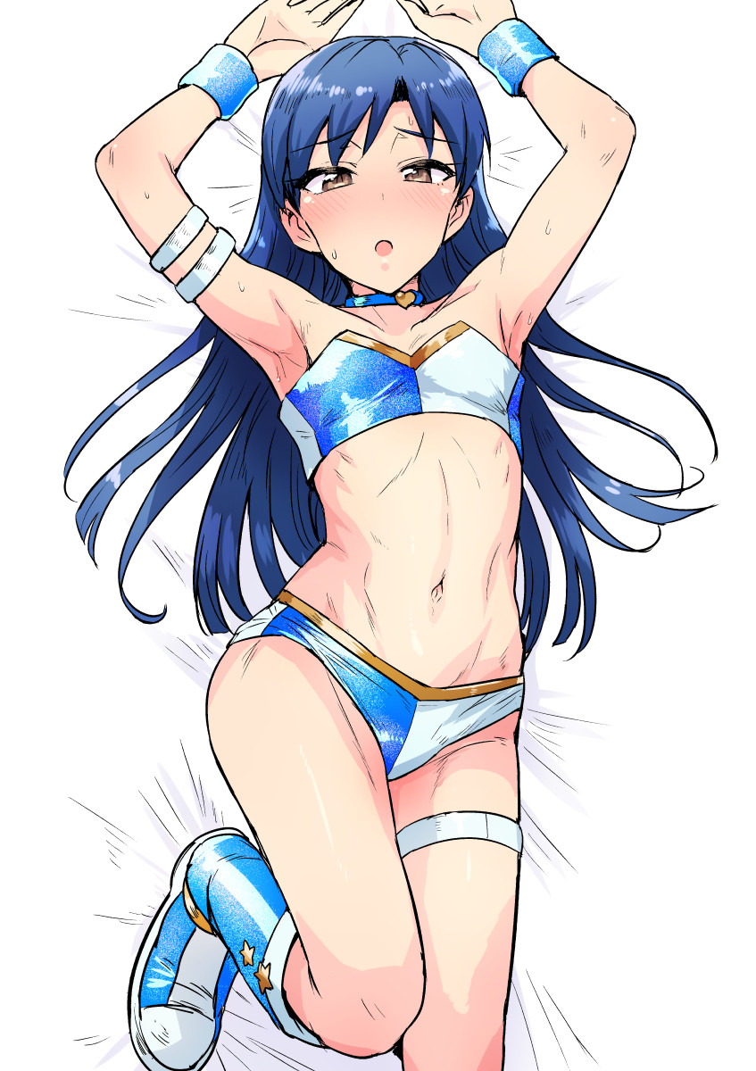kisaragi chihaya (idolmaster and 1 more) drawn by tsurui