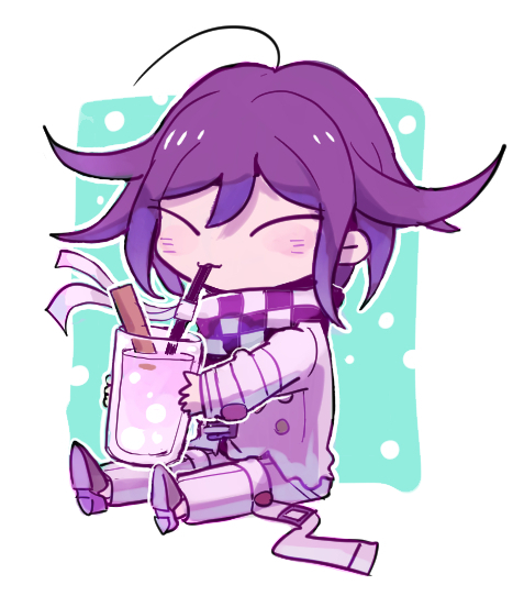 oma kokichi (danganronpa and 1 more) drawn by kumakoro_(tetsupag)