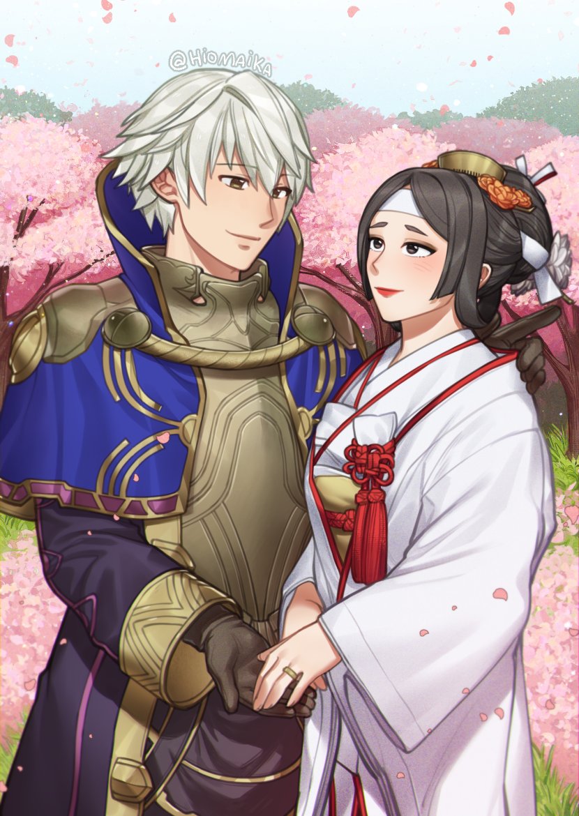 male robin and say'ri (fire emblem and 1 more) drawn by hiomaika