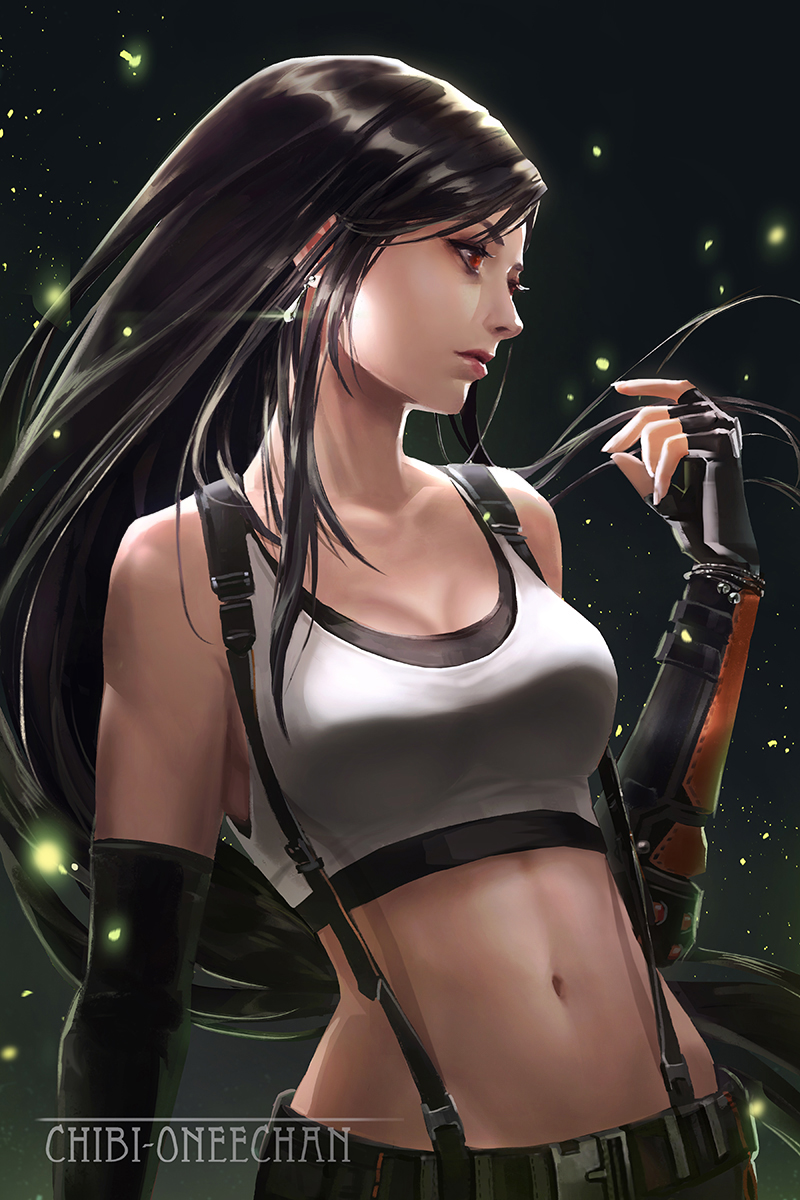 tifa lockhart (final fantasy and 2 more) drawn by anna_lynn