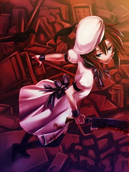 ryuuguu rena (higurashi no naku koro ni) drawn by hikiyama_towa