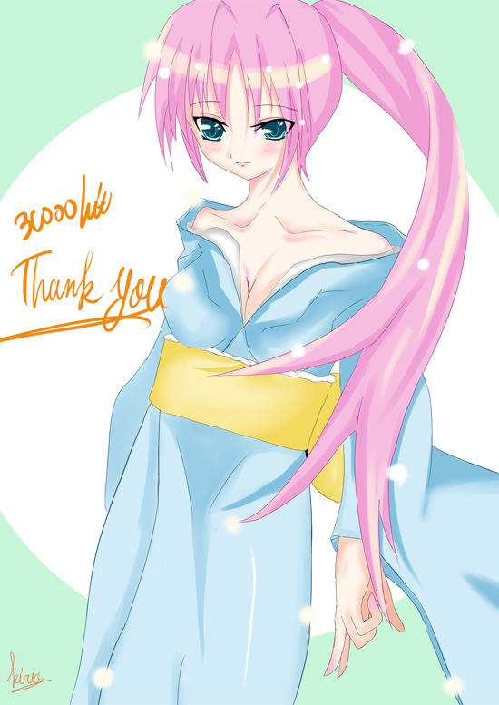 signum (lyrical nanoha and 3 more) drawn by forest2487