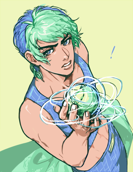 kujo jolyne (jojo no kimyou na bouken and 1 more) drawn by ot_(dog_wasd)