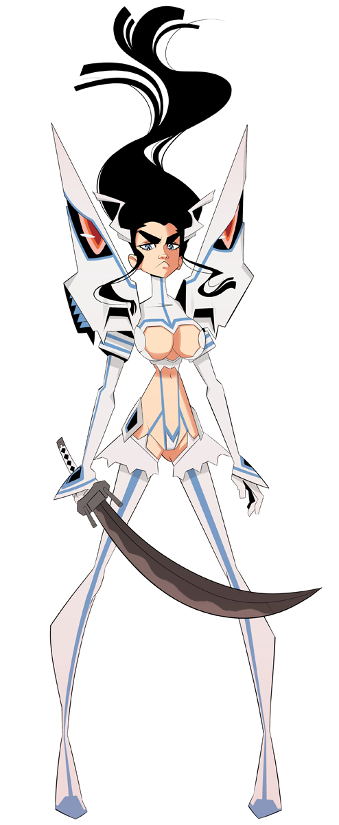 kiryuuin satsuki and junketsu (kill la kill) drawn by jason_allen