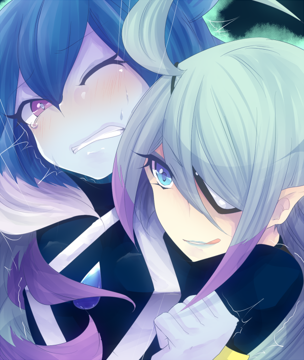 hilary flail and powai pichori (inazuma eleven and 2 more) drawn by sakurapain6918