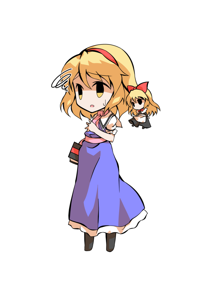 alice margatroid and shanghai doll (touhou) drawn by dairi