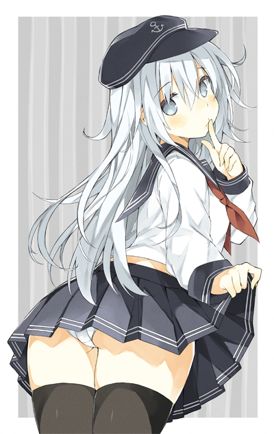 hibiki (kantai collection) drawn by shimeji_(4_me_ji)