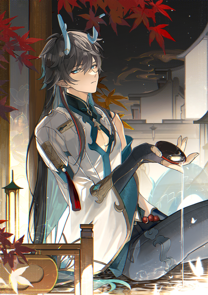 dan heng (honkai and 1 more) drawn by suyako_(suya93)
