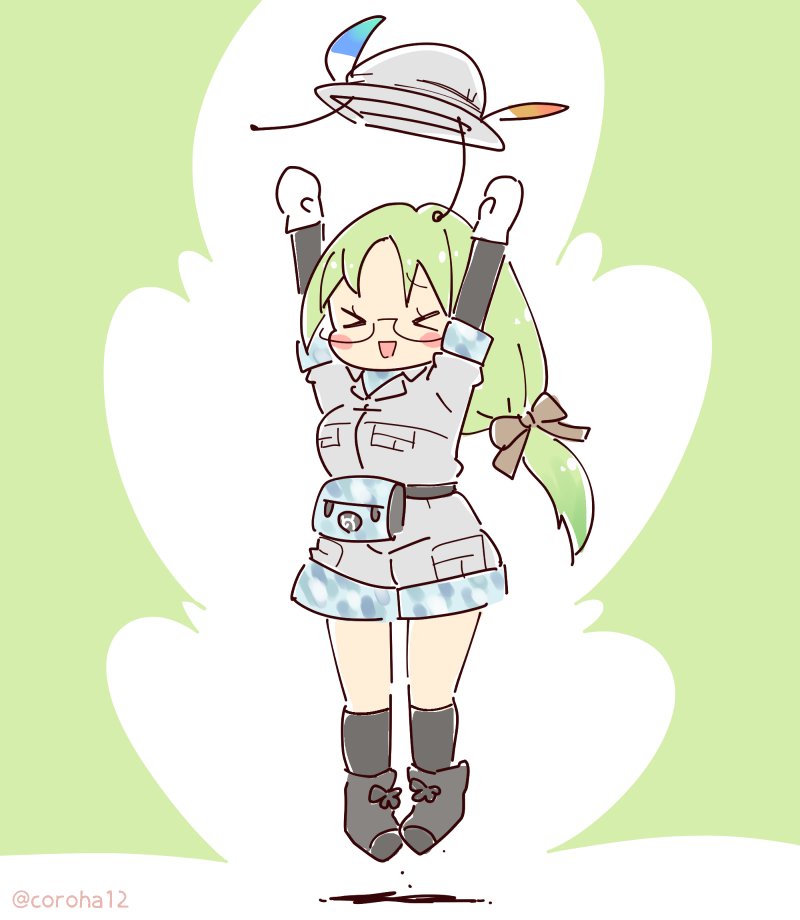 mirai (kemono friends and 1 more) drawn by coroha