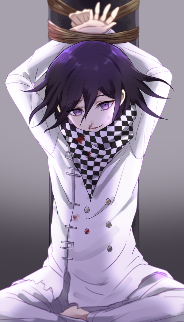 oma kokichi (danganronpa and 1 more) drawn by utou_(utousan)