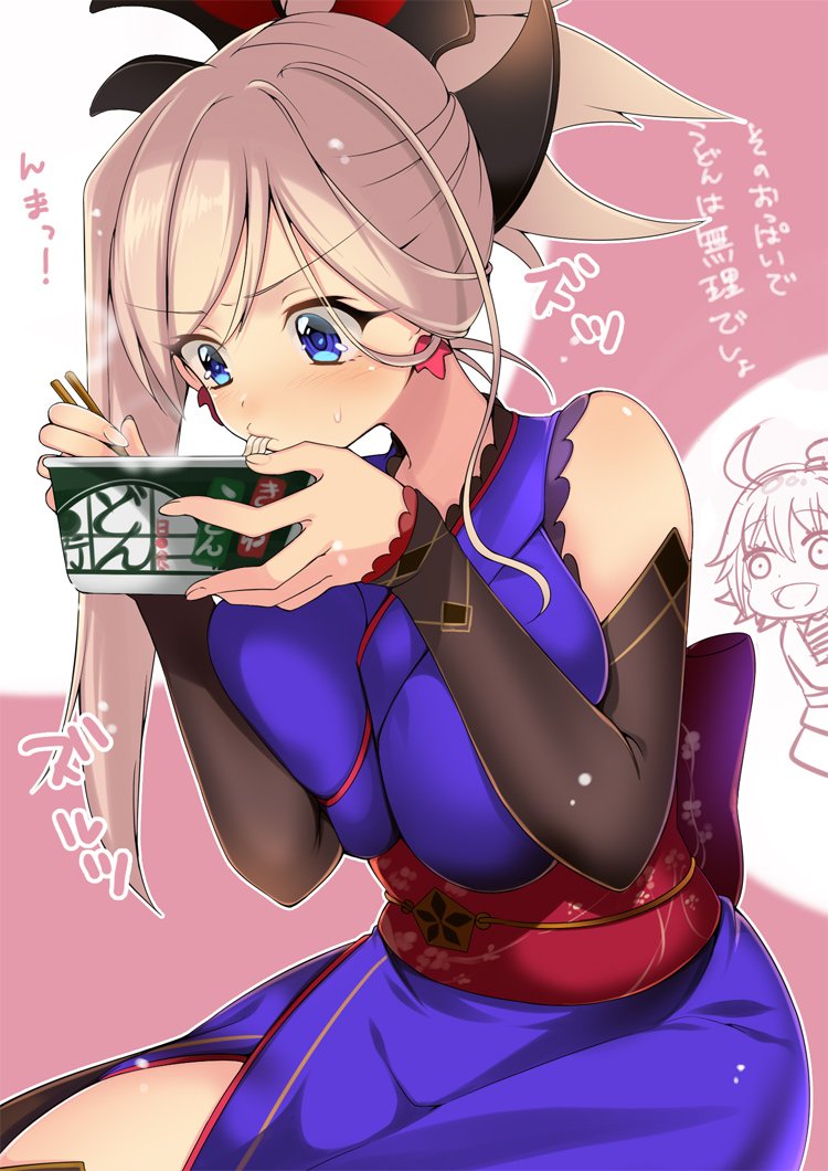 fujimaru ritsuka and miyamoto musashi (fate and 1 more) drawn by akishima_kei