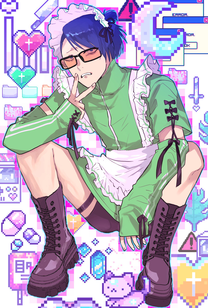 shirato jin (persona and 1 more) drawn by sunorsa