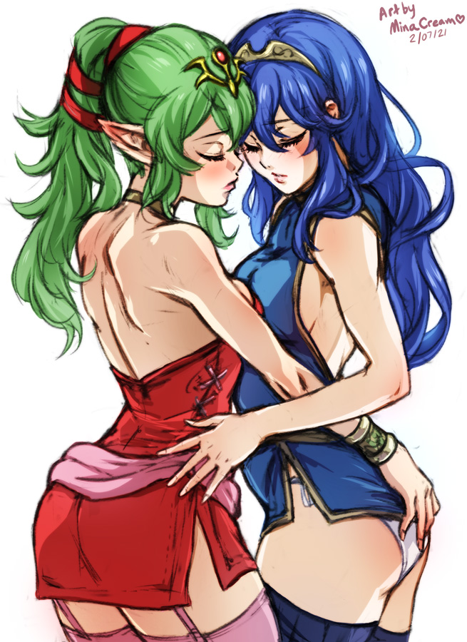 lucina, tiki, and tiki (fire emblem and 1 more) drawn by mina_cream