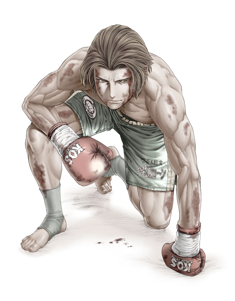 minami hiroki (karate shoukoushi kohinata minoru) drawn by baba_yasushi