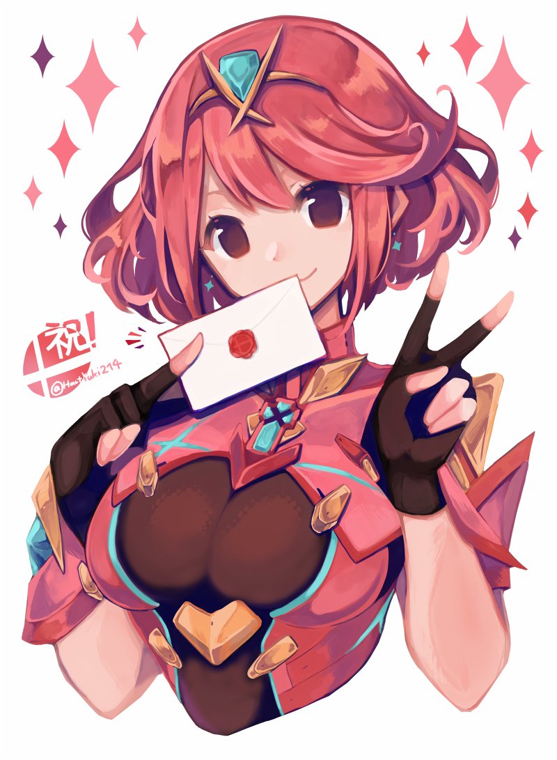 pyra (xenoblade chronicles and 2 more) drawn by haruto_yuki