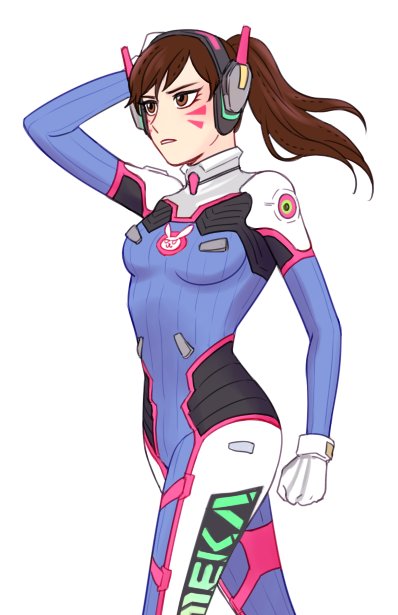 d.va (overwatch and 1 more) drawn by m_mim