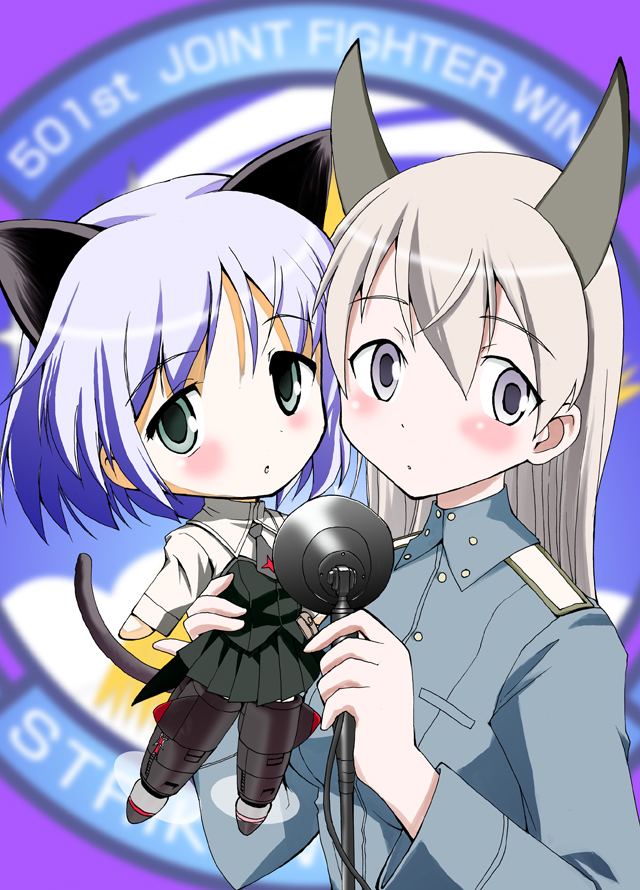 sanya v. litvyak and eila ilmatar juutilainen (world witches series and 1 more) drawn by wasu