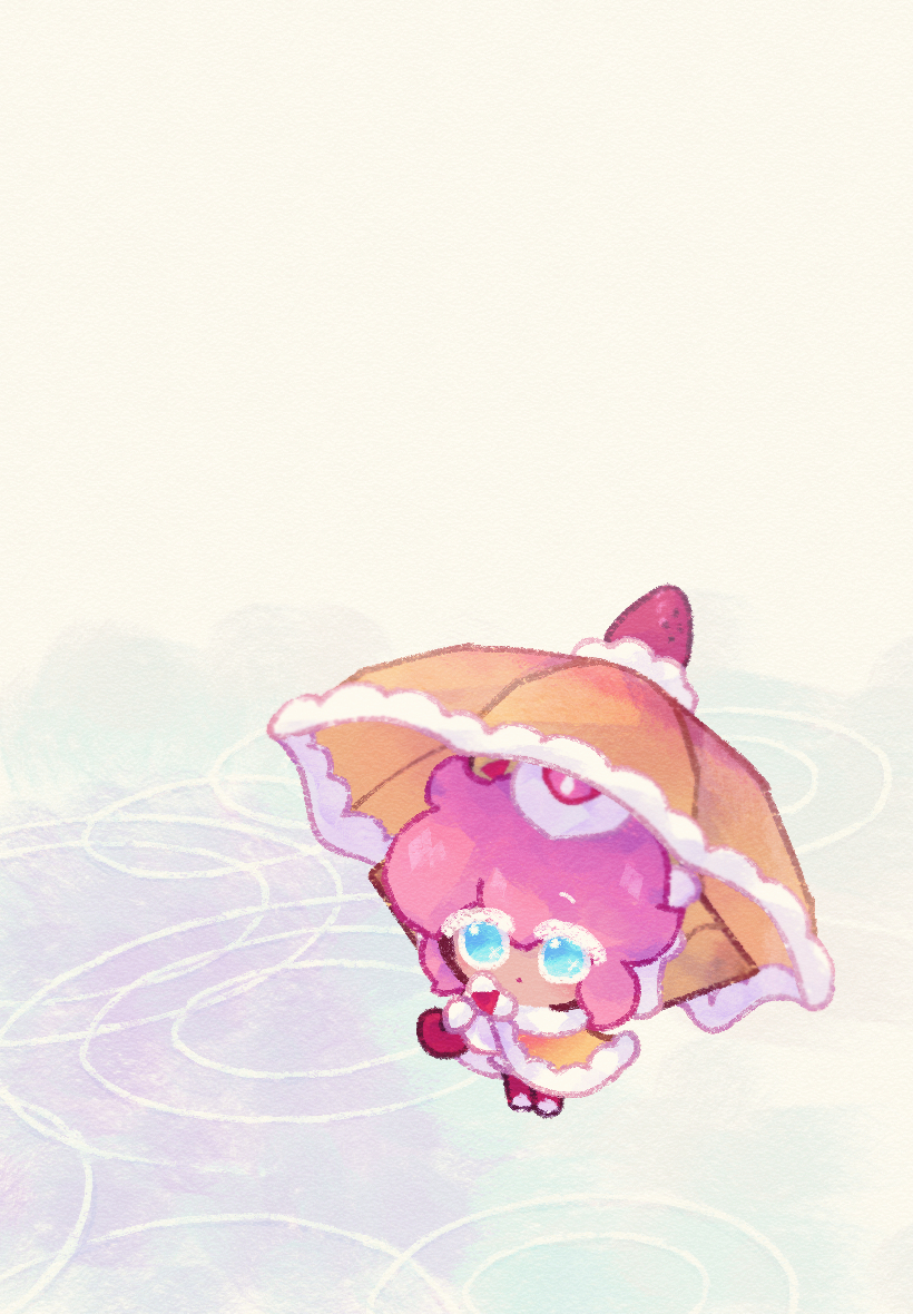 strawberry crepe cookie (cookie run and 1 more) drawn by b4c5ce